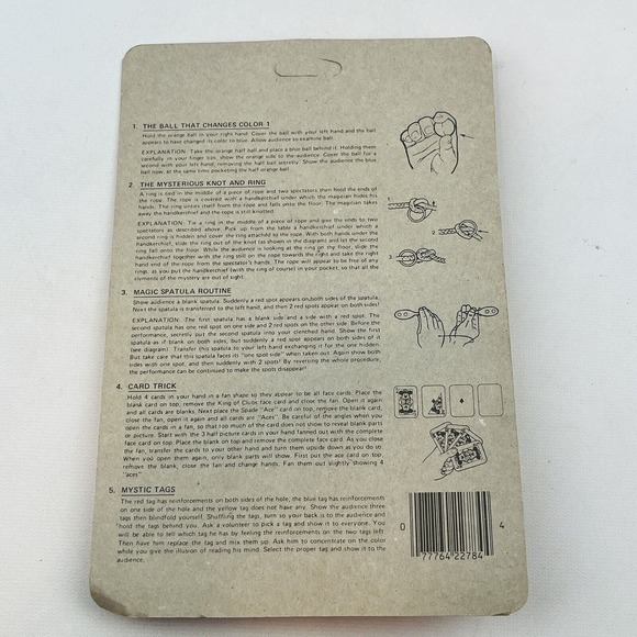 Vintage Mickey Mouse Magic Set Walt Disney Character Monogram Products - Picture 2 of 6